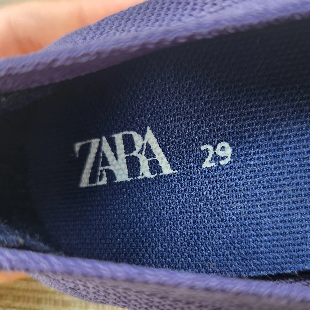Zara fabric sneakers